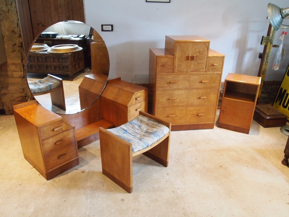 Art Deco Betty Joel bedroom suite fine quality Maple c1930
