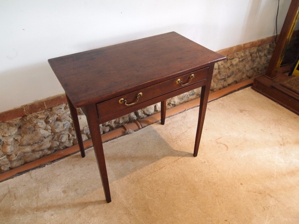 Table lamp hall console lowboy George III Oak c1780