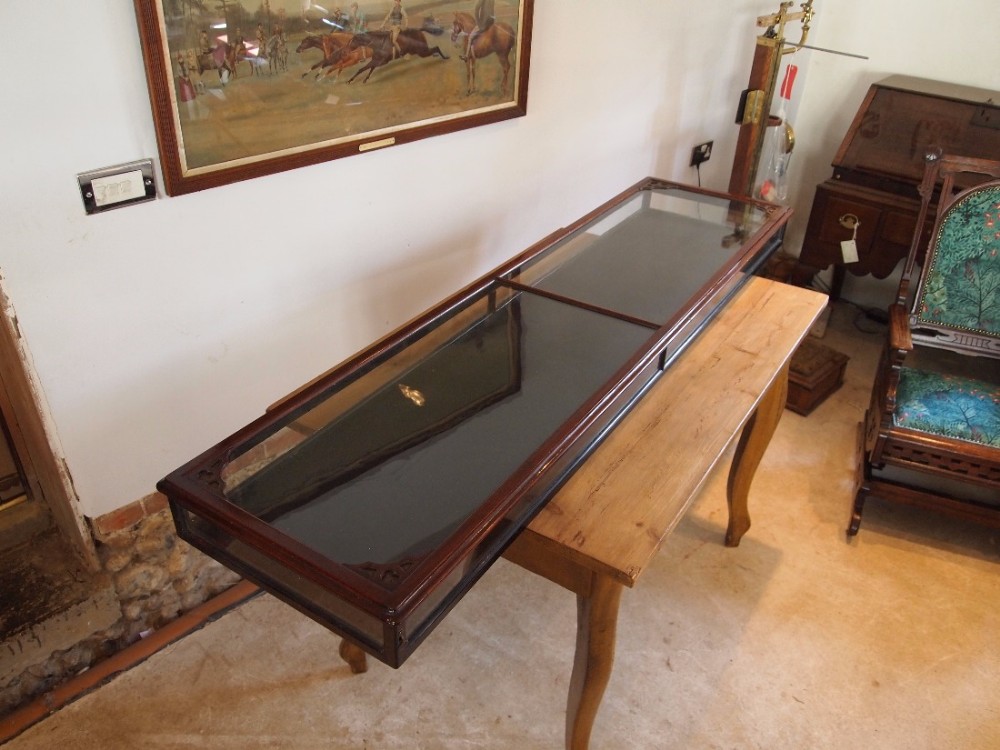 Cabinet shop display haberdashery Victorian Mahogany c1880