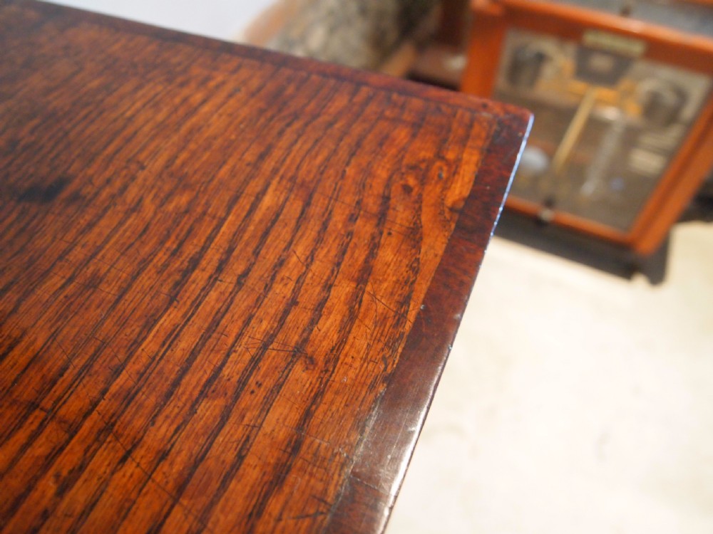 Table lowboy side lamp hall console George III Oak c1780 View XI