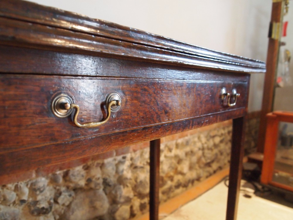 Table lamp side hall George III Oak c1780 View III