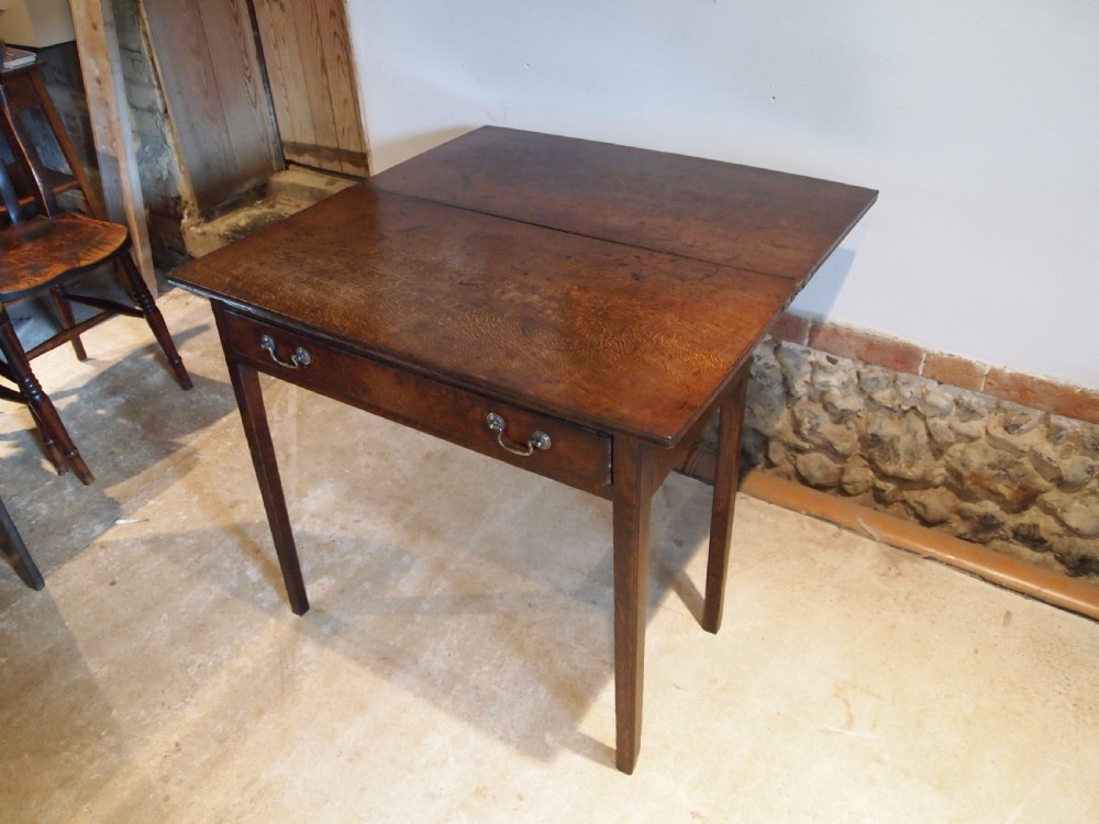 Table lamp side hall George III Oak c1780 View V