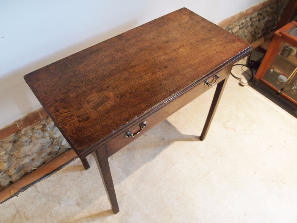 Table lamp side hall George III Oak c1780 View VII