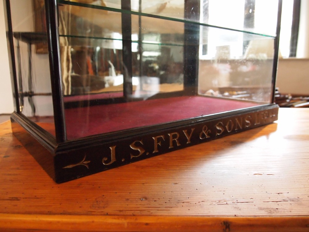 Cabinet shop display haberdashery Victorian J S Fry and sons c1890 View III