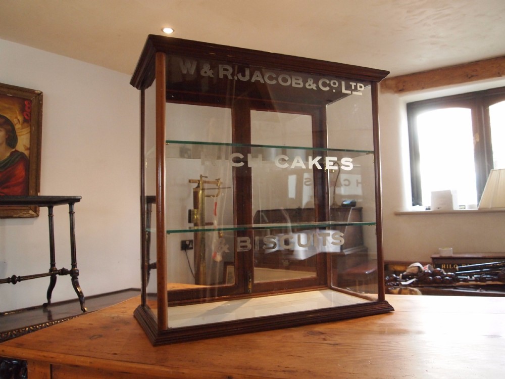 Cabinet shop display haberdashery Rare W R Jacob c1910 View VII