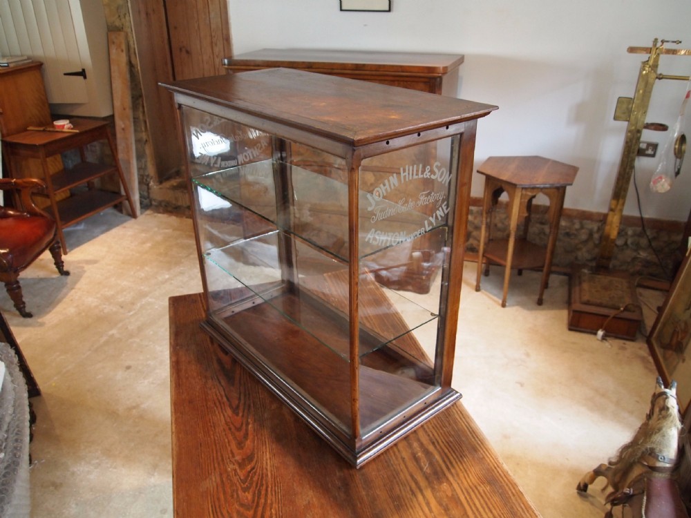 Cabinet display shop haberdashery rare John Hill and Son c1900 View IV