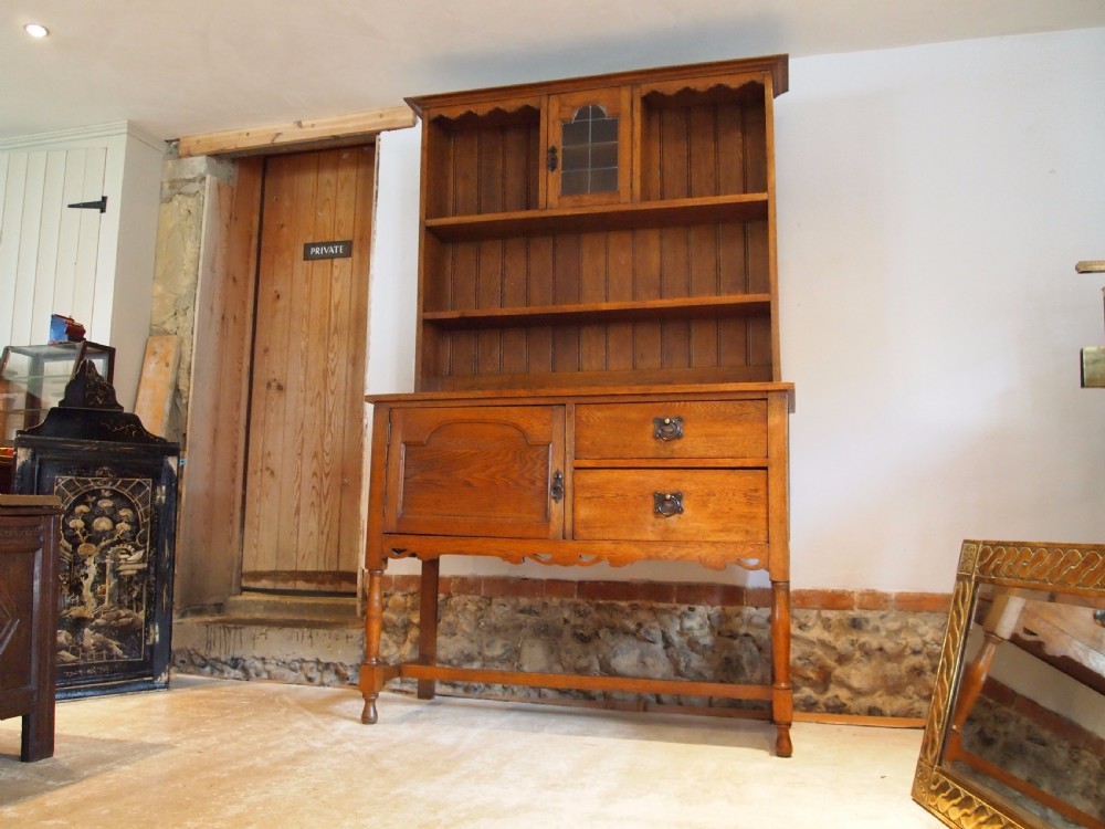 Dresser sideboard Arts and Crafts Oak c1900 View VIII
