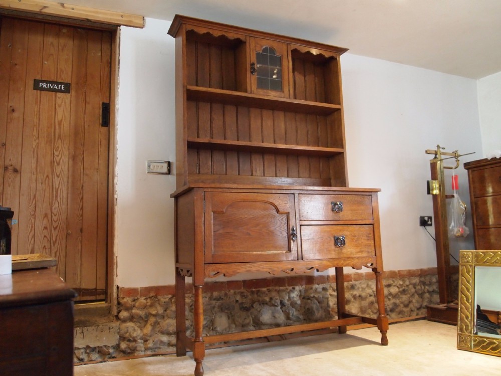 Dresser sideboard Arts and Crafts Oak c1900 View IX