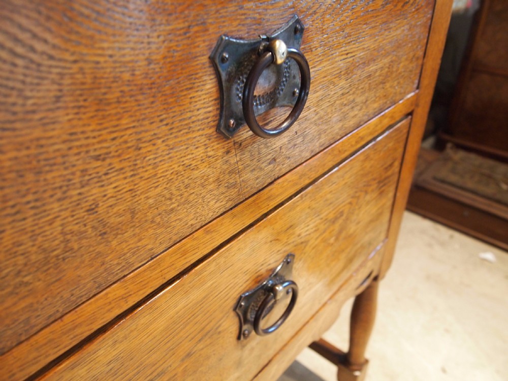 Dresser sideboard Arts and Crafts Oak c1900 View X