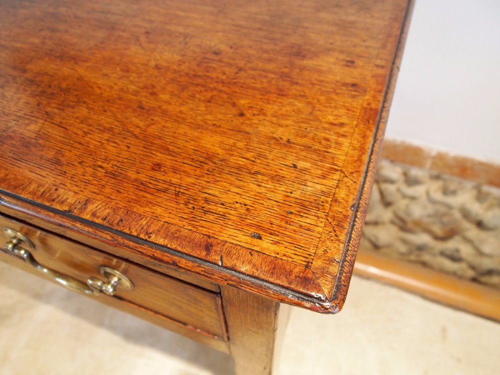 Table lamp side hall console George III Oak c1790 View II