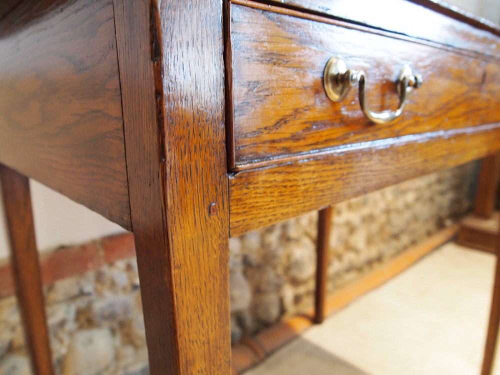 Table lamp side hall console George III Oak c1790 View VIII