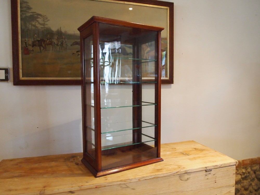 Cabinet display haberdashery shop Victorian c1890
