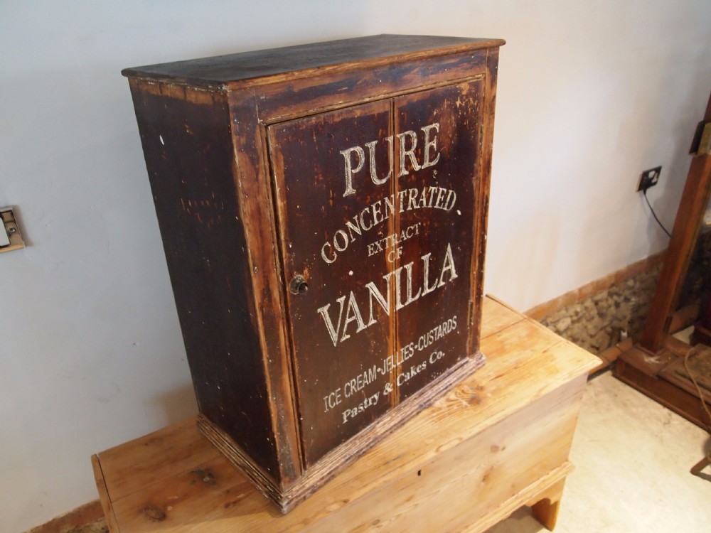 Cupboard Victorian Pine advertising display c1880