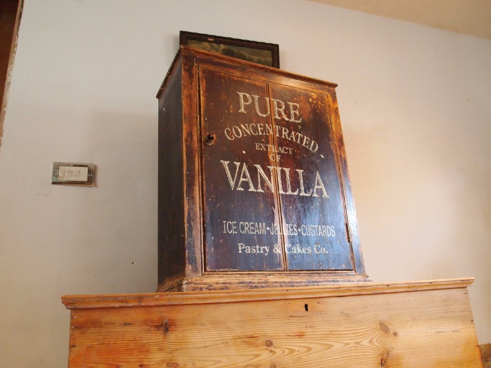 Cupboard Victorian Pine advertising display c1880 View III