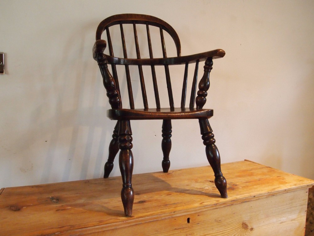 Chair Victorian Windsor child's chair c1880 View VII