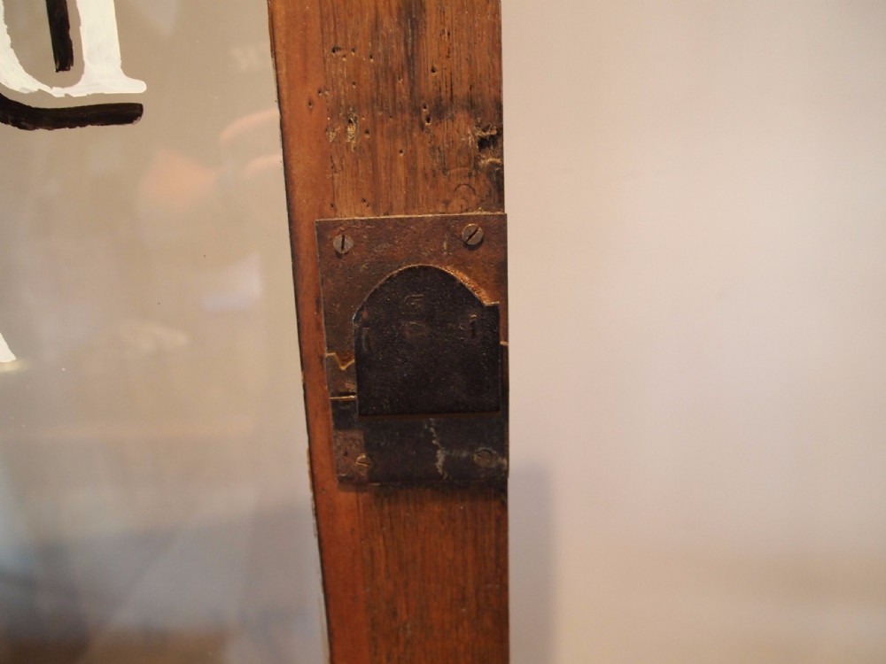 Cupboard cabinet George III Oak corner hanging c1790 View X
