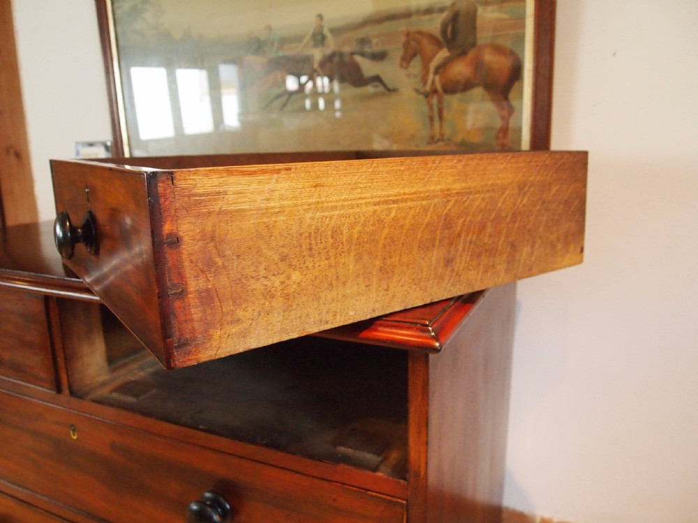 Chest of Drawers fine Victorian Mahogany c1850 View IV