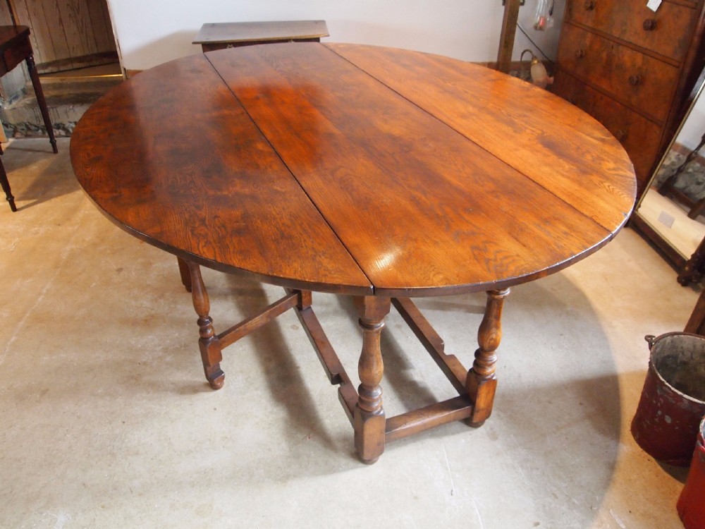 Table English Oak wake dining kitchen table c1920 View V