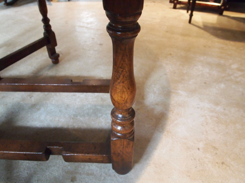 Table English Oak wake dining kitchen table c1920 View VI
