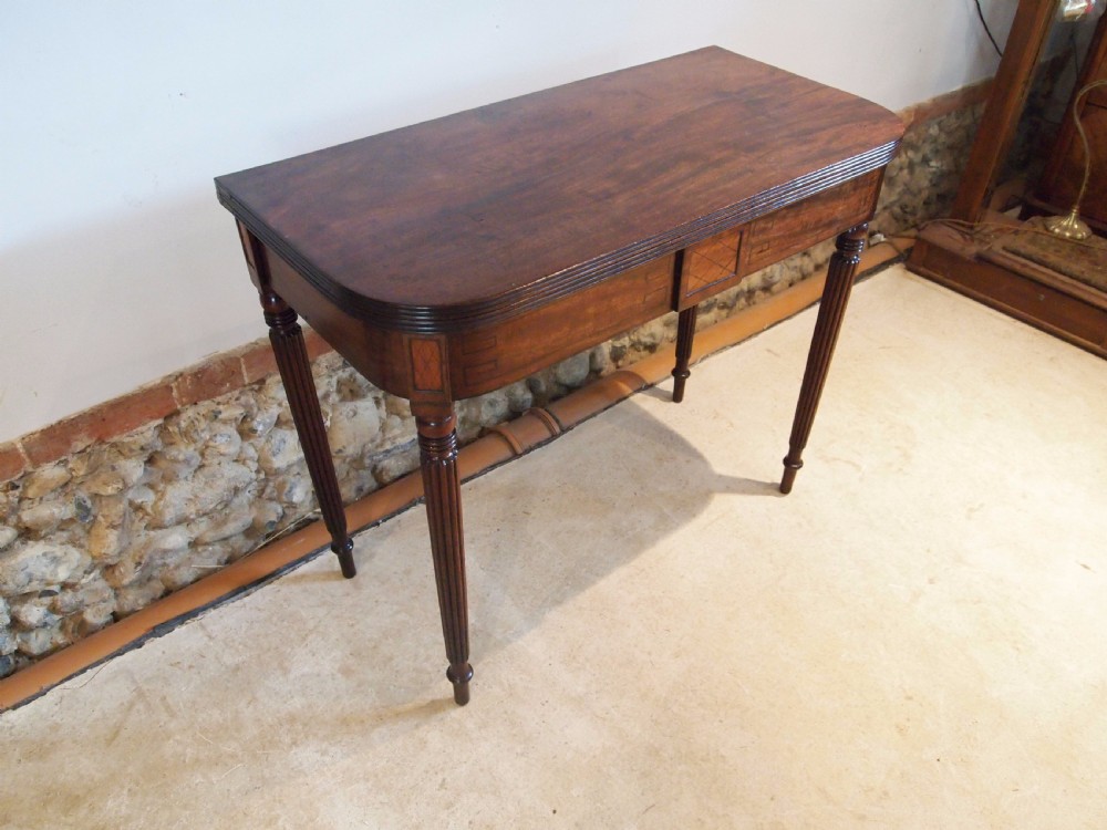 Table lamp side hall console tea card George IV Mahogany c1820