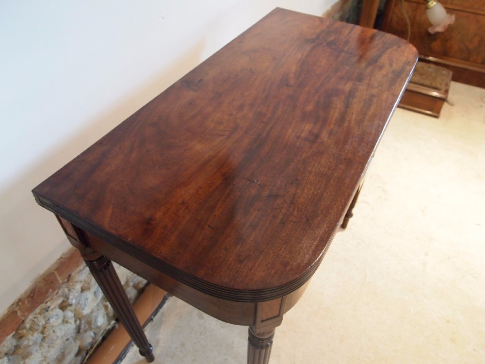 Table lamp side hall console tea card George IV Mahogany c1820 View IV