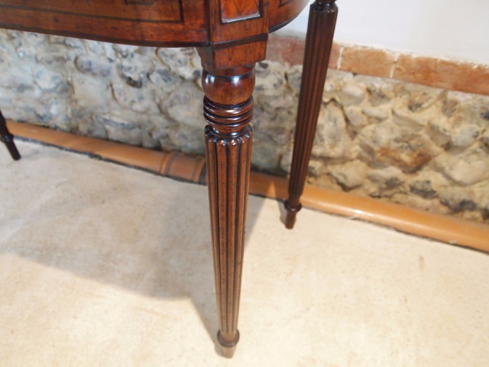 Table lamp side hall console tea card George IV Mahogany c1820 View XII