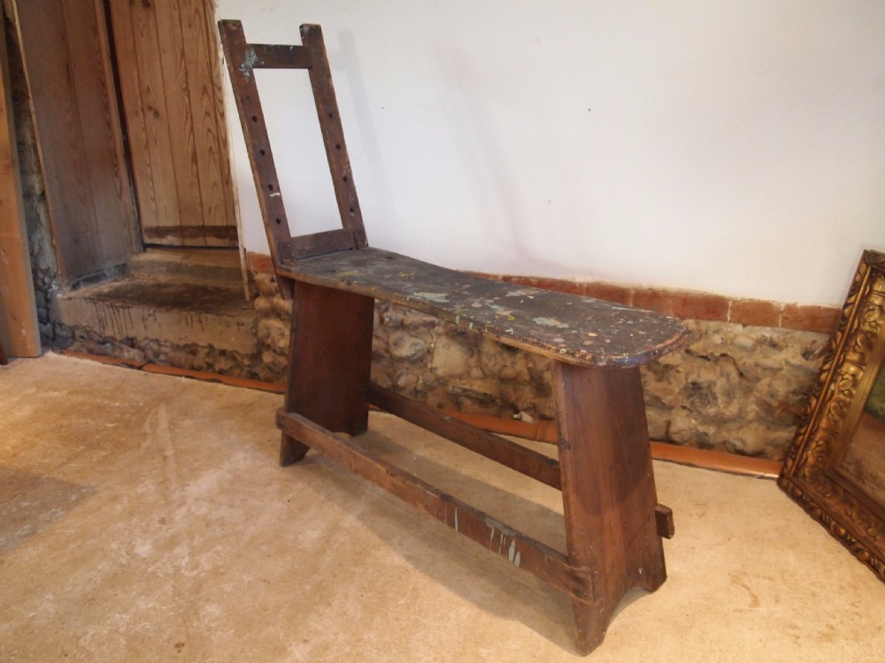 Easel artist bench easel and palette c1910 View III