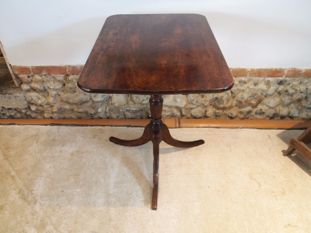 Table George III Mahogany side lamp hall console wine c1790 View III