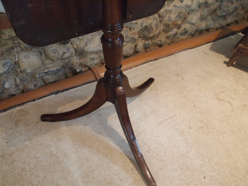 Table George III Mahogany side lamp hall console wine c1790 View V