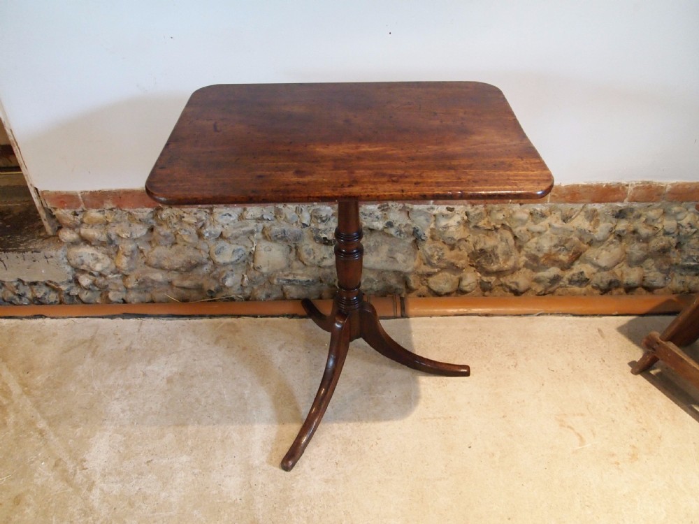 Table George III Mahogany side lamp hall console wine c1790 View X
