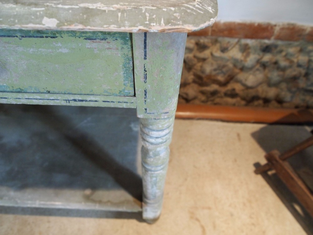 Table hall lamp side console George IV original paint c1825 View III