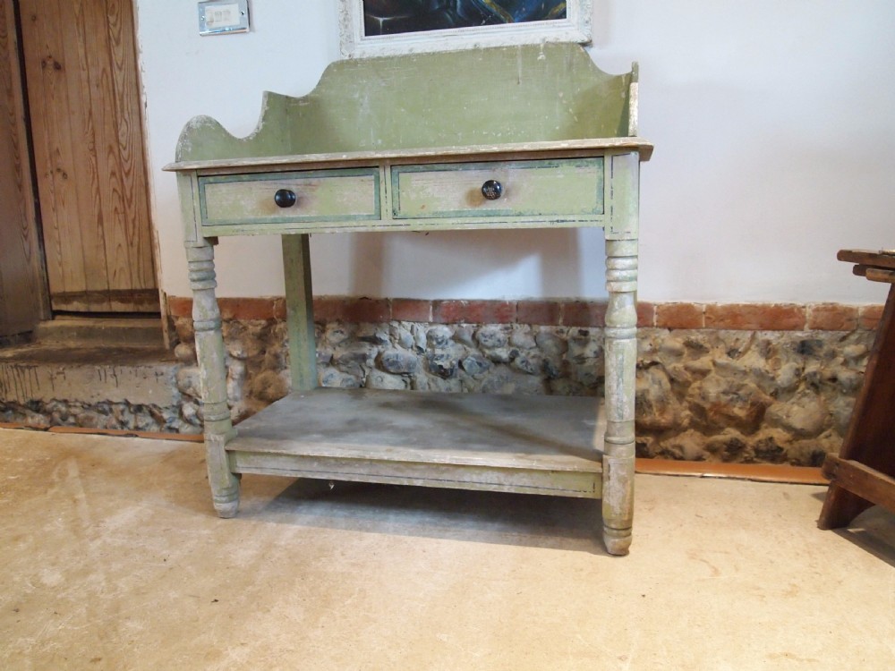 Table hall lamp side console George IV original paint c1825 View IV