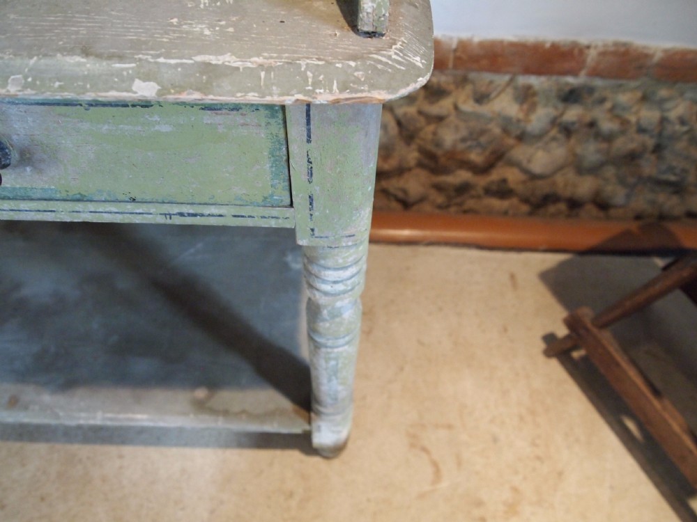 Table hall lamp side console George IV original paint c1825 View V