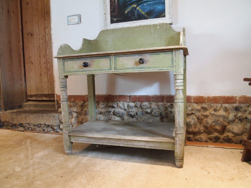 Table hall lamp side console George IV original paint c1825 View VIII