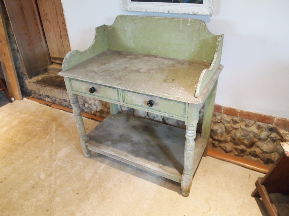 Table hall lamp side console George IV original paint c1825 View IX