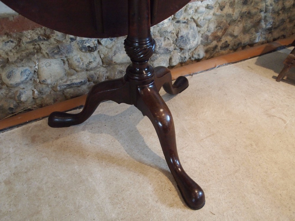Table wine hall lamp console George III Cuban Mahogany c1790  View VIII