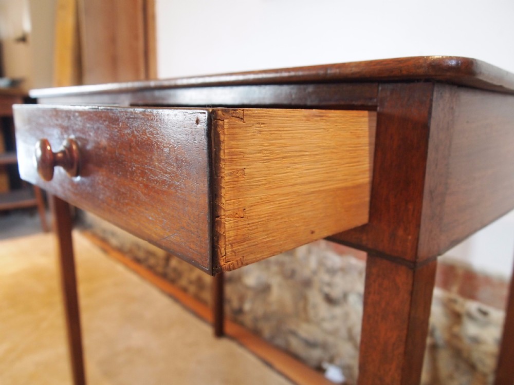 Table side hall console lamp George IV Mahogany c1825 View IV