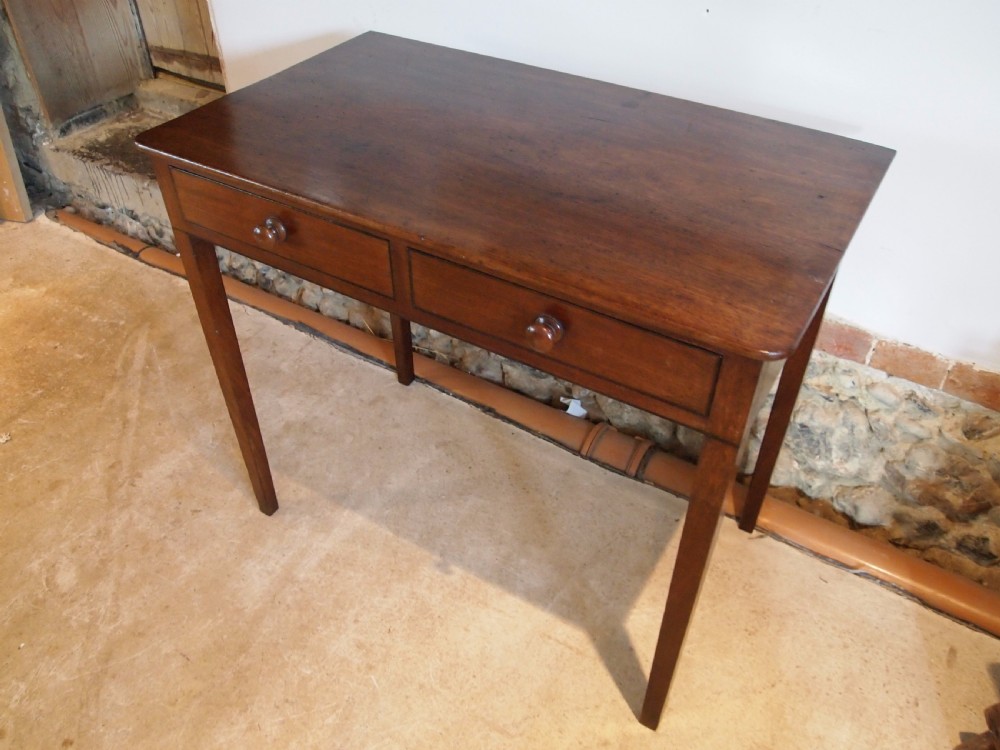 Table side hall console lamp George IV Mahogany c1825 View VI