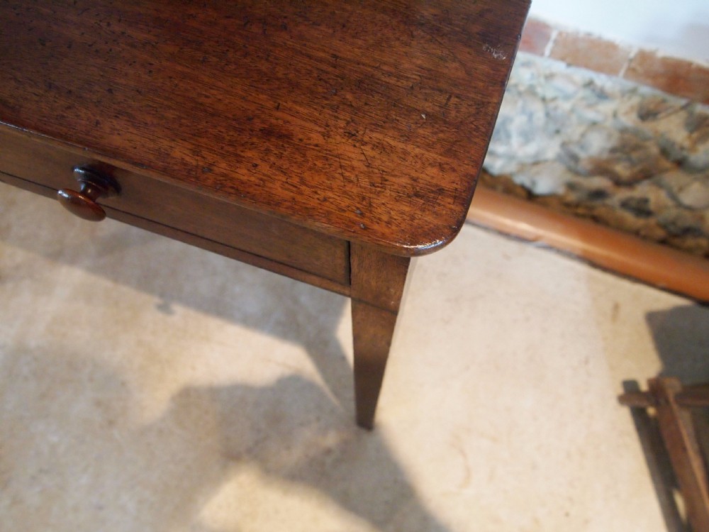 Table side hall console lamp George IV Mahogany c1825 View VII