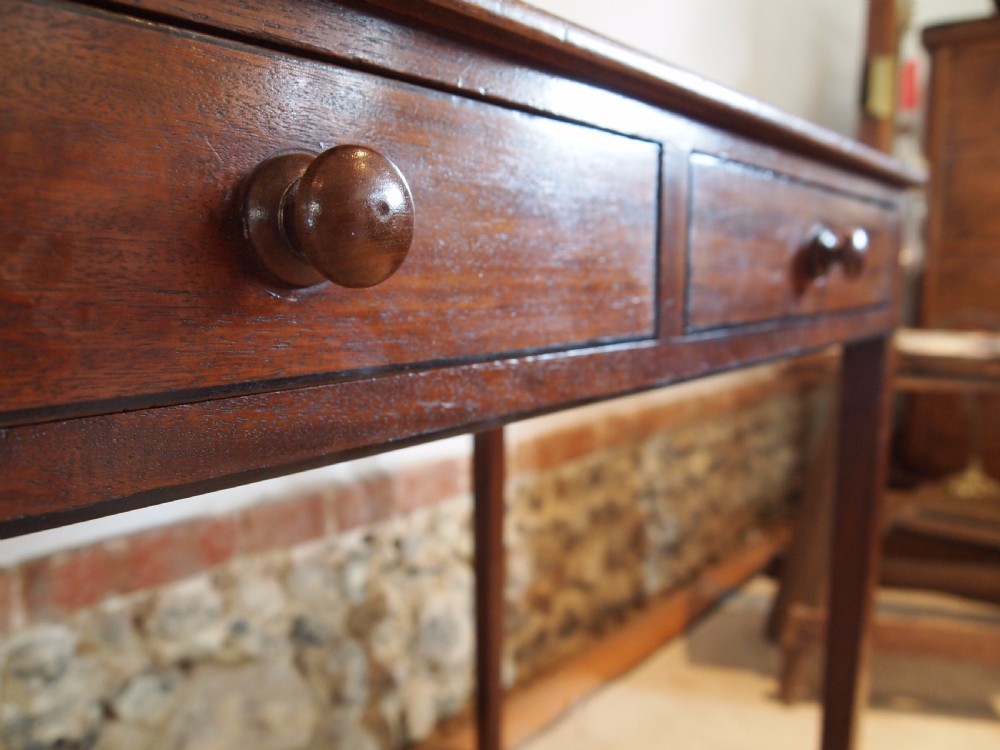 Table side hall console lamp George IV Mahogany c1825 View IX