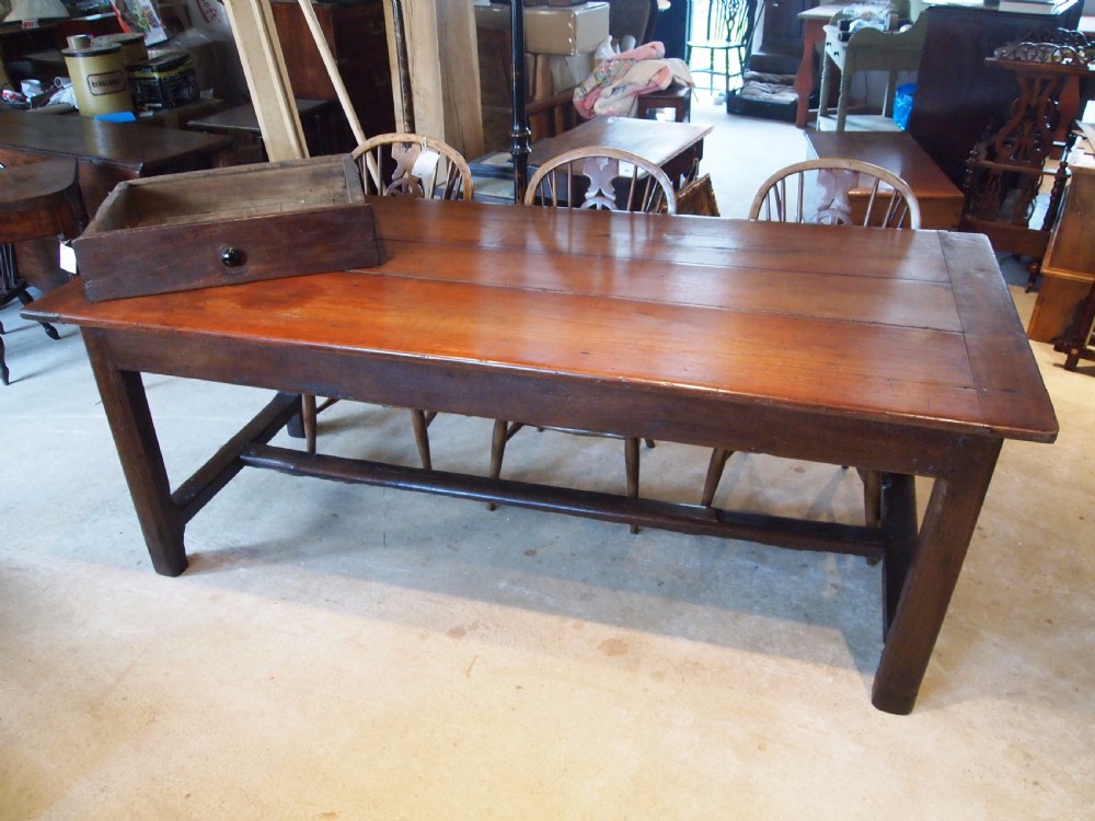 Table refectory dining French Farmhouse Cherry and Oak c1780