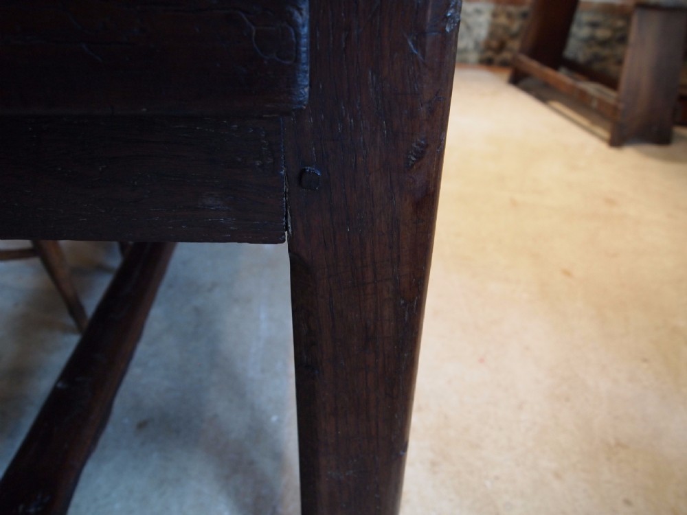 Table refectory dining French Farmhouse Cherry and Oak c1780 View VI