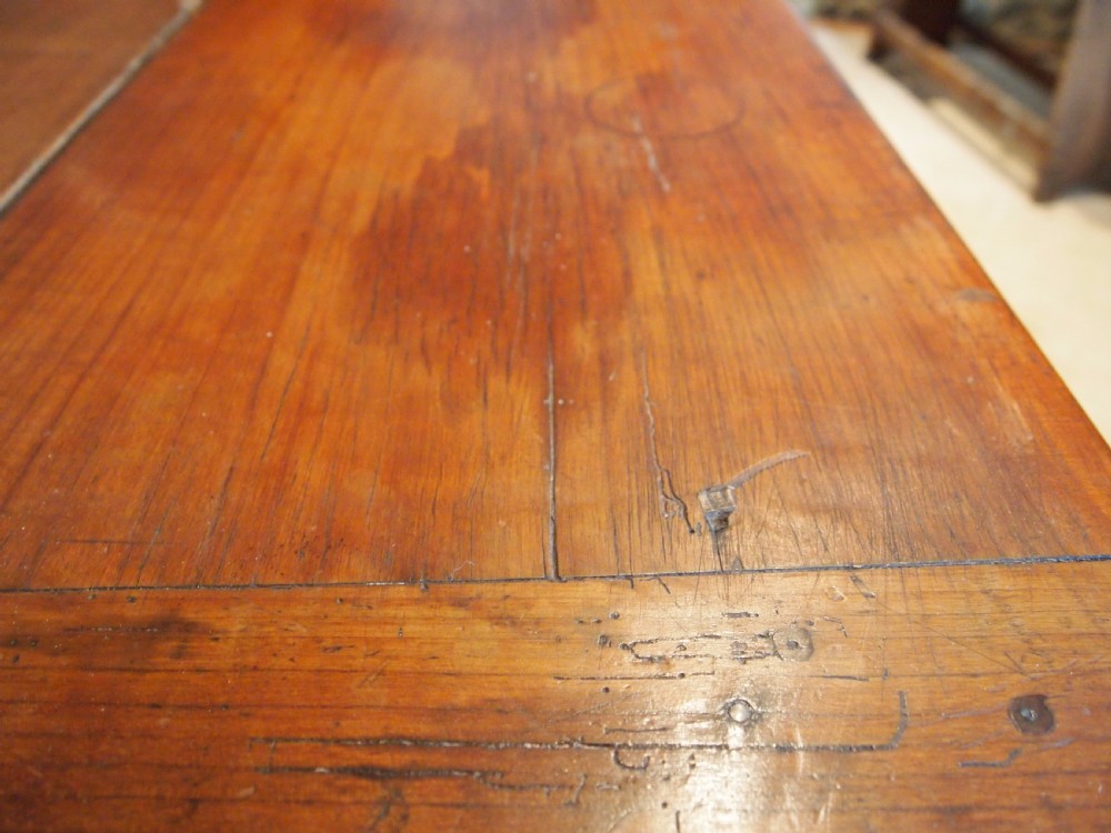 Table refectory dining French Farmhouse Cherry and Oak c1780 View VII