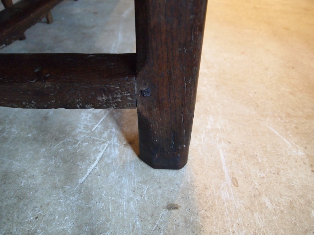 Table refectory dining French Farmhouse Cherry and Oak c1780 View IX