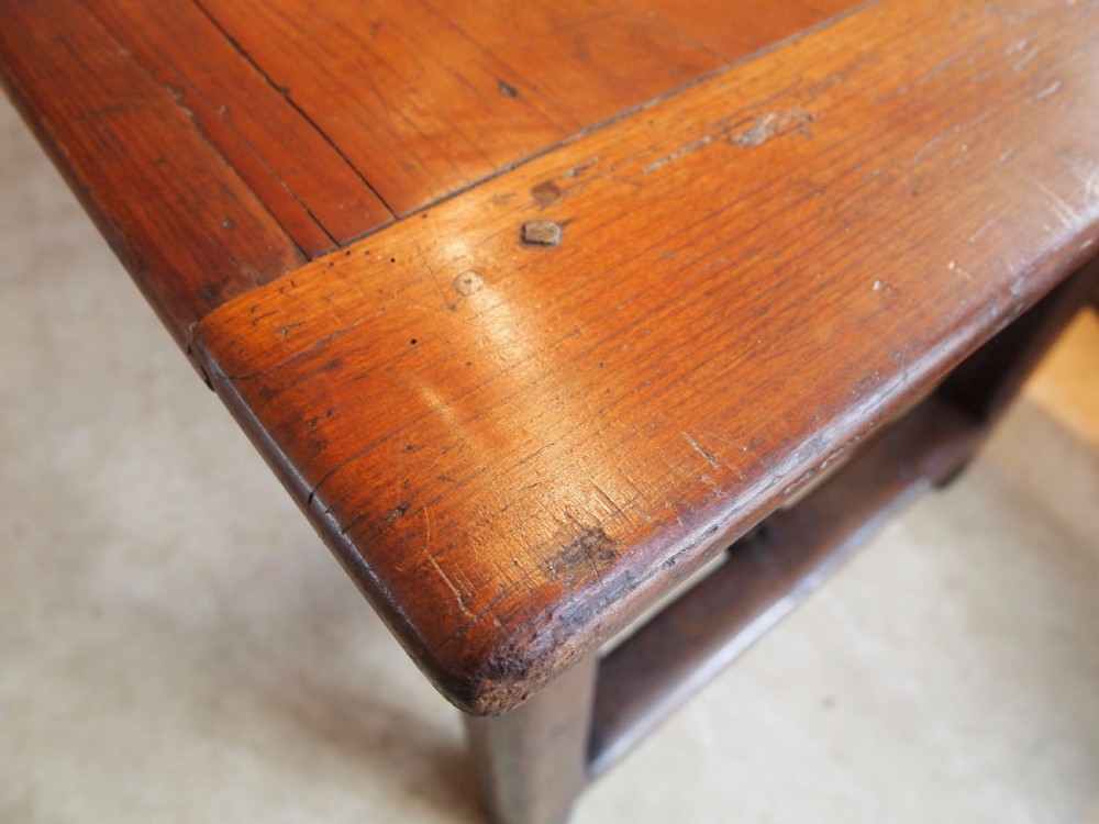 Table refectory dining French Farmhouse Cherry and Oak c1780 View XII