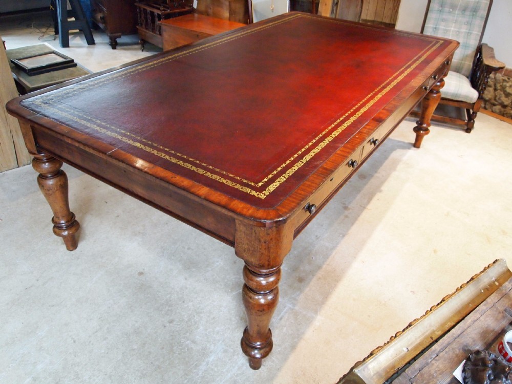 Table library desk boardroom George IV Mahogany c1825