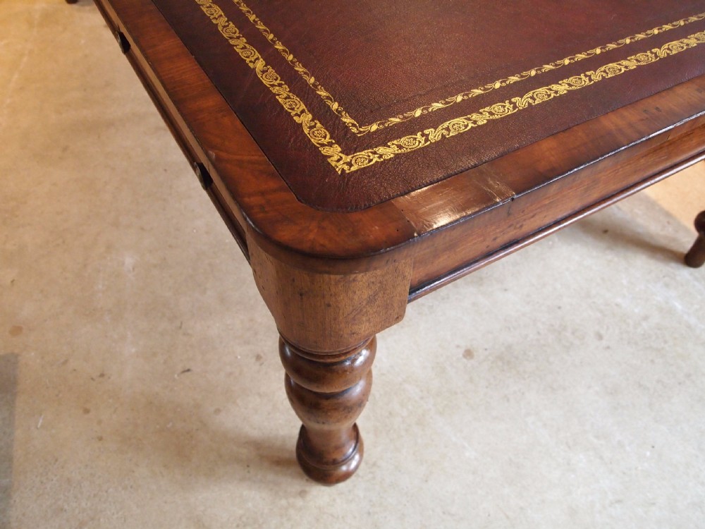 Table library desk boardroom George IV Mahogany c1825 View IV