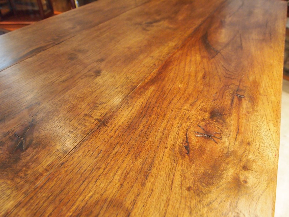 Table refectory dining farmhouse Oak Eccles Hall Norfolk c1880 View XIII