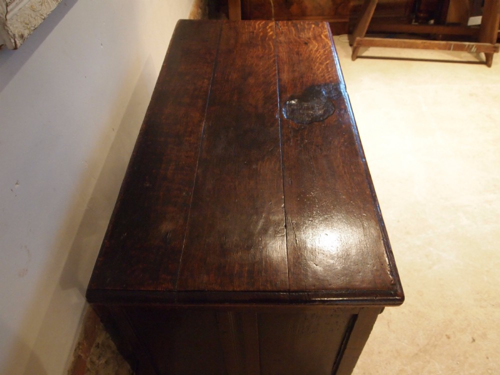 Coffer chest Oak Eccles Hall Norfolk c1710 View IV