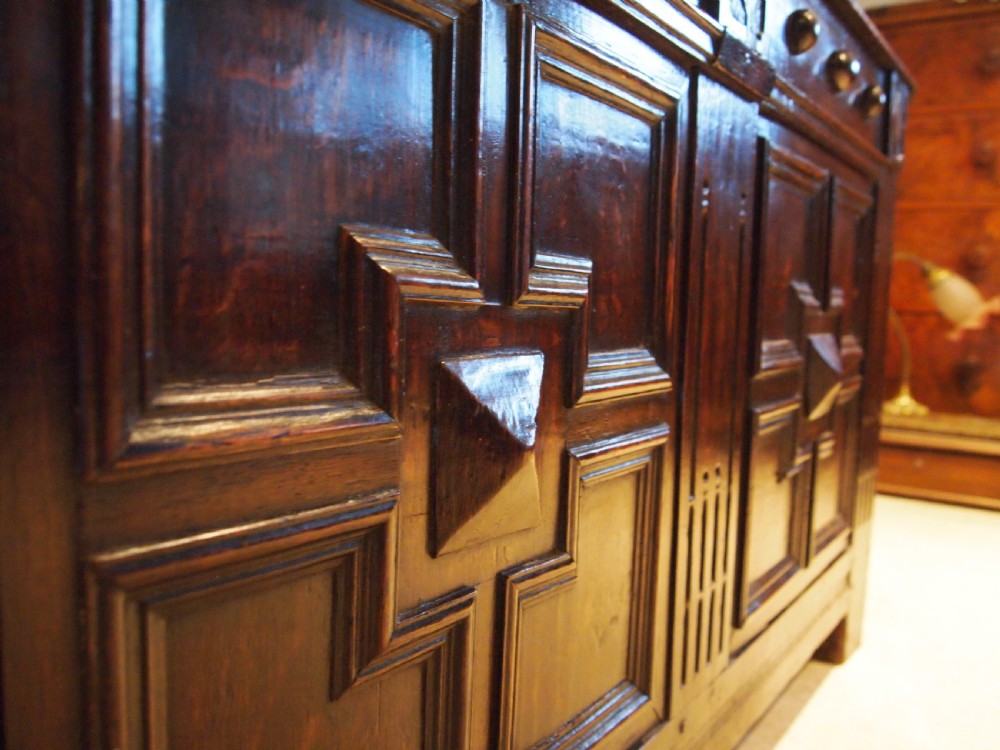 Coffer chest Oak Eccles Hall Norfolk c1710 View IX